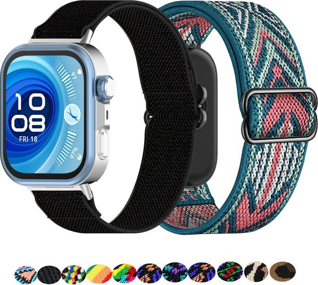I LOVE LUO Uhrenarmband Nylon, Smartwatch Zubehör, HUAWEI Uhr Fit 4 Pro, HUAWEI Uhr Fit 3 - Bild 1