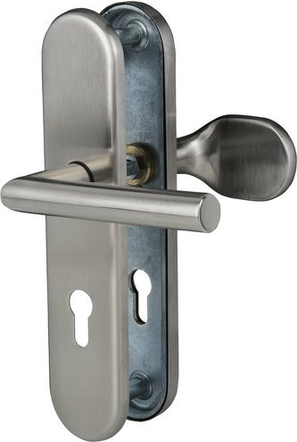 ALPERTEC Schutzbeschlag aus Edelstahl in Silber gebürstet - Bild 1