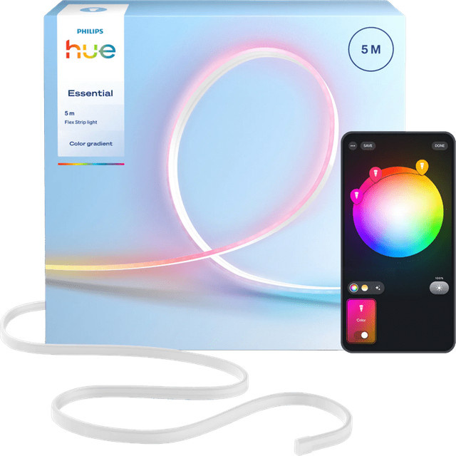 Philips Hue Essential Neon Flex LED-Streifen White & Color Ambiance RGBW, 5 m - Bild 1