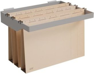 Hängeregister-Rahmen SOLUS PLAY für Container mit Auszug, Farbe: Beige - Bild 1