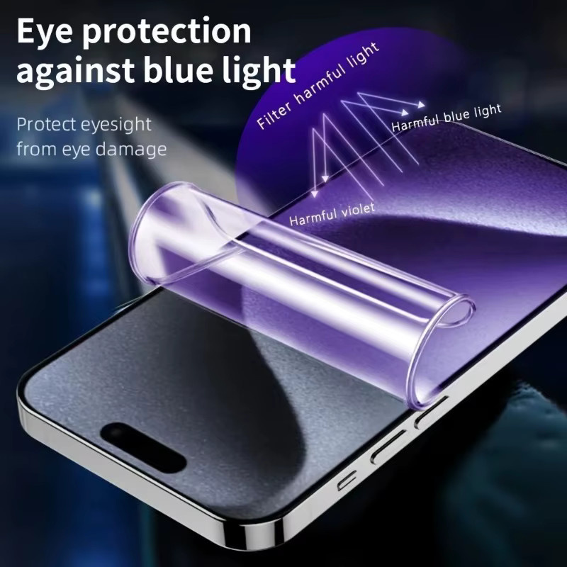 4er-Pack ZMZE Hydrogel-Schutzfolie für iPhone 17 16 15 14 13 12 11 Pro Max Plus Mini XR XS Ultra Transparent - Bild 3