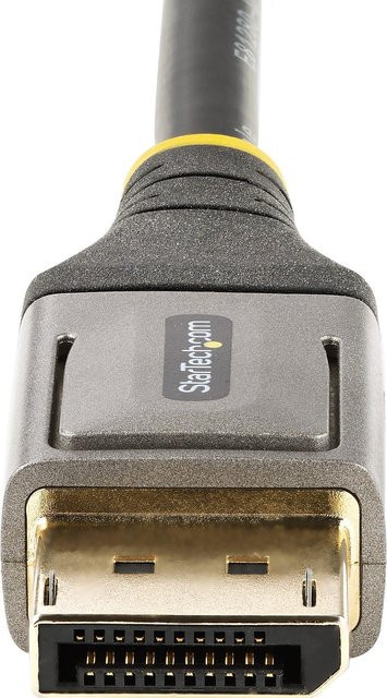StarTech.com DisplayPort 1.4 Kabel, 8K 60Hz HDR10 und 4K 120Hz, 3 m, Schwarz/Grau - Bild 1