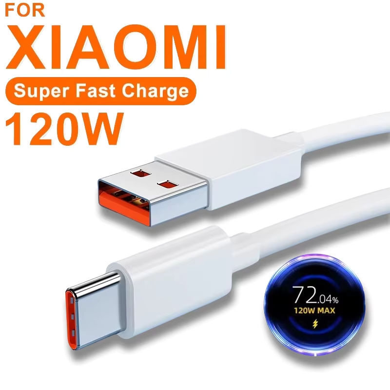 Xiaomi USB Typ C Daten- und Ladekabel 120W 6A mit CPD3.0 Schnellladefunktion in Weiß - Bild 6