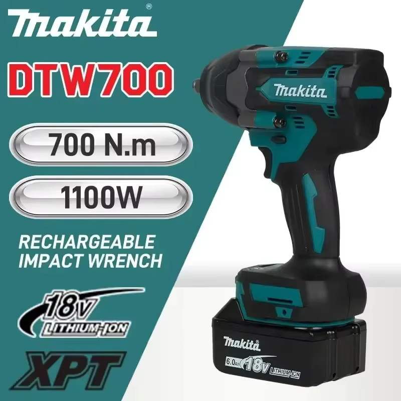 Makita DTW700 Bürstenloser Akku-Schlagschrauber 18 V LXT mit hohem Drehmoment - Bild 2