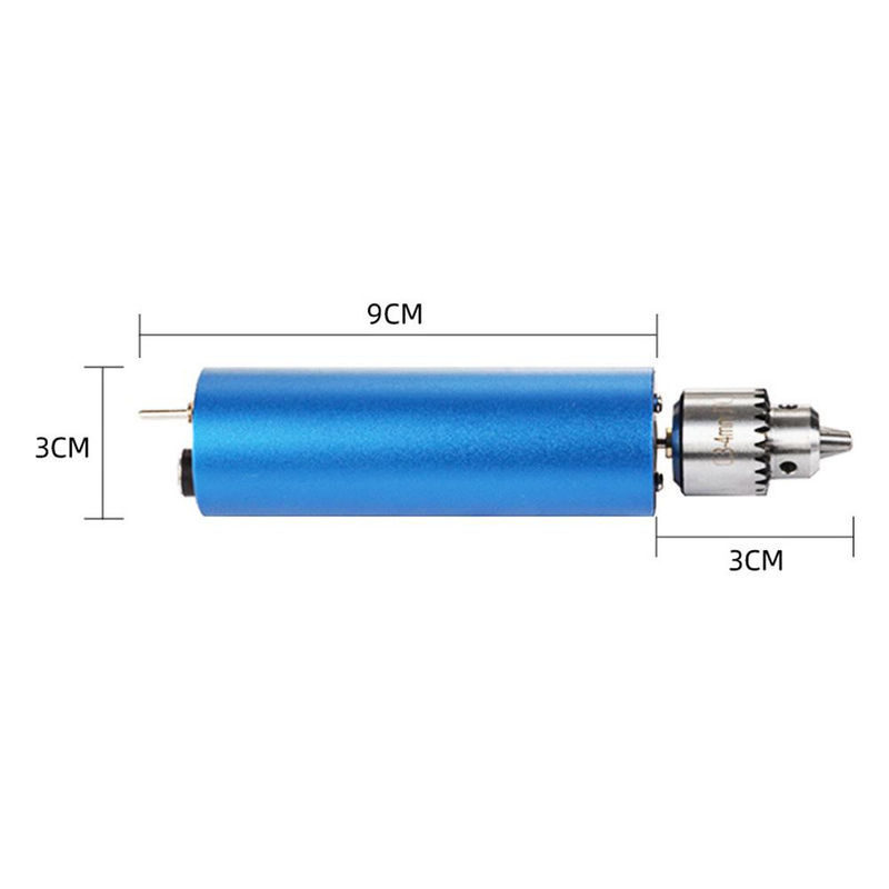 Mikro-Mini-Elektro-Handbohrmaschine mit 145-teiligem Zubehör zum Polieren und Wachsen, 0,34 mm, US-Stecker - Bild 3