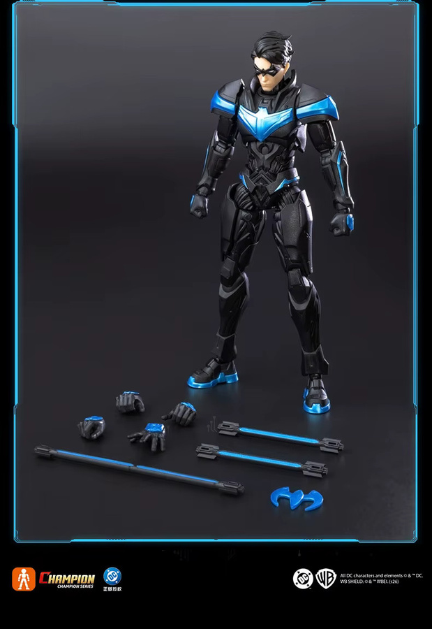 Blokees DC Helden Transcendenz Batman Future Superman Nightwing, Actionfiguren, Modellfiguren - Bild 2