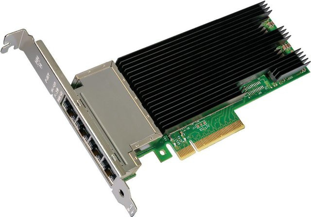 Lenovo 4XC7A80268 PCIe Netzwerkkarte Ethernet 10 Gbit/s Schwarz - Bild 1