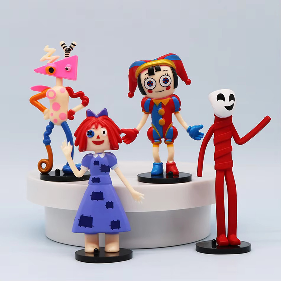 Bandai The Amazing Digital Circus Actionfiguren, Ragatha/Jax/Pomni, PVC-Modell, Kunststoff - Bild 3