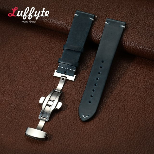 Luffyte Uhrenarmband Leder, Retro, Unisex - Bild 1