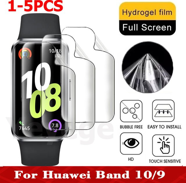 Huawei Screen Protector Hydrogel Film, Silikon, transparent - Bild 1