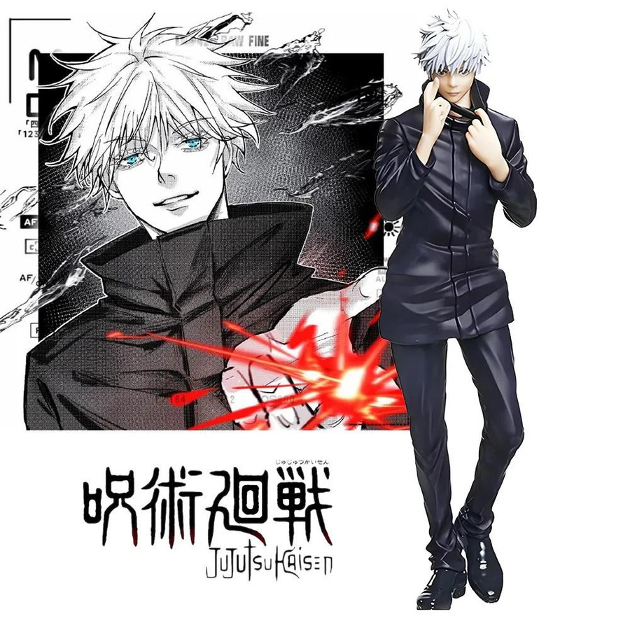Fashnics Gojo Satoshi Anime Action Figur Jujutsu Kaisen PVC Statue 1-teiliges Set - Bild 2