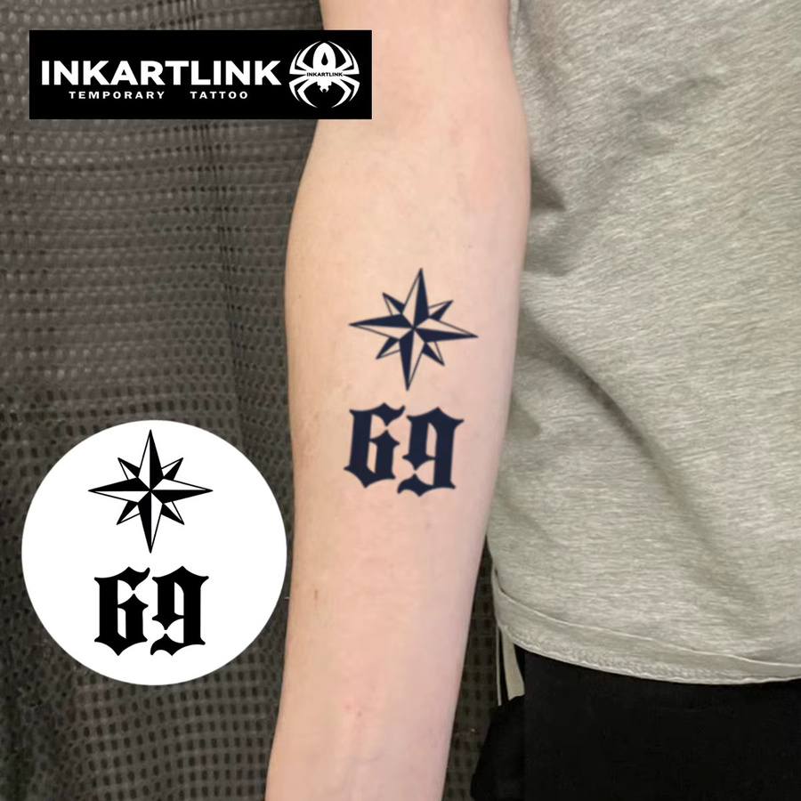 Starlight Temporärer Tattoo-Aufkleber, wasserfest, semi-permanent - Bild 2