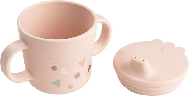 Done by Deer Foodie Geschirr-Set Celebration mit Saugnapf in Puder Pink - Bild 1