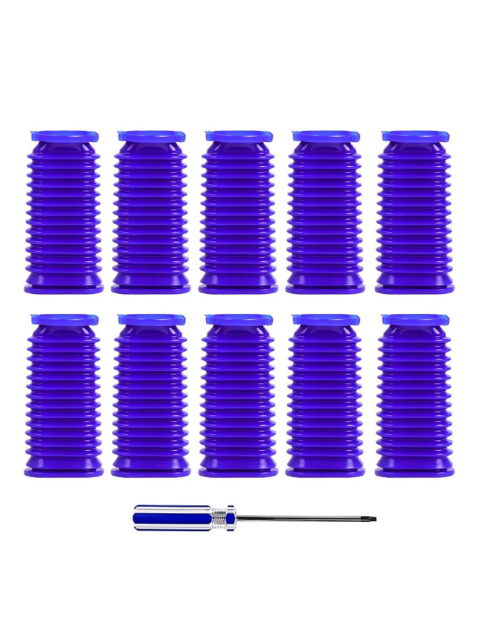Dyson Ersatz Rollenschlauch in Blau für V7 V8 V10 V11 Staubsauger mit weicher Düse und Gummischlauch - Bild 6