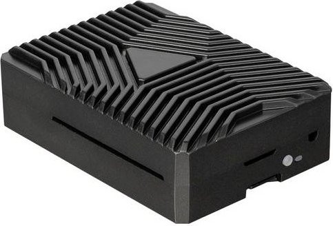 Joy-it PC-Gehäuse aus Aluminium in Schwarz - Bild 1