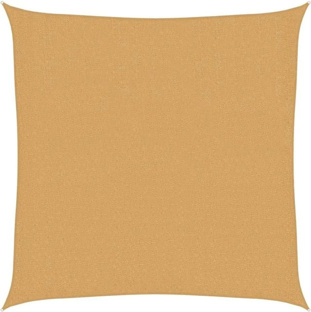 vidaXL Sonnensegel quadratisch aus HDPE in Sandfarbe, B/B: 250 x 250 cm - Bild 1