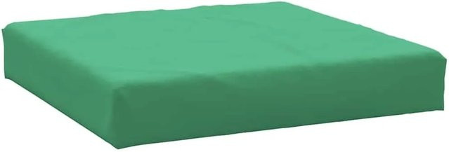 vidaXL Palettenkissen Grün aus Oxford-Gewebe mit Schaumstofffüllung, B/T/H: 60 x 60 x 9,5 cm - Bild 1
