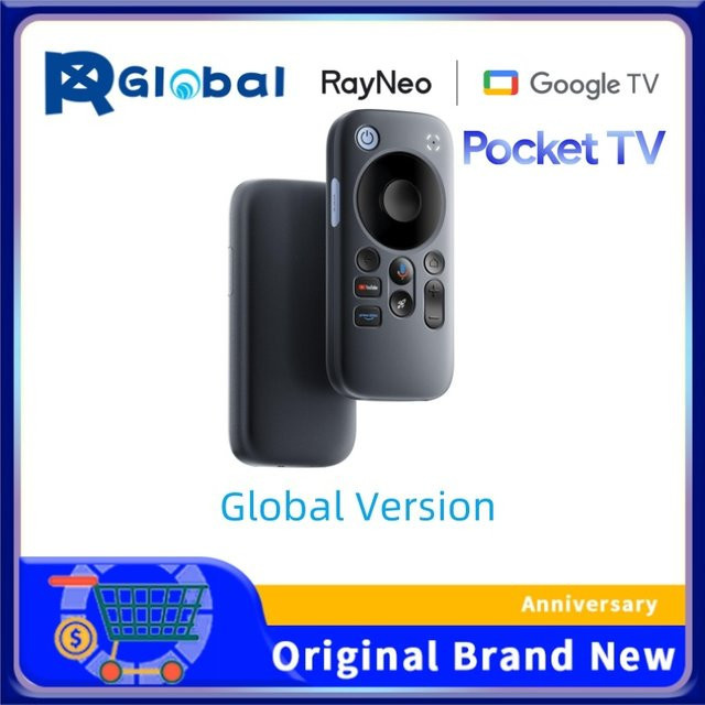RayNeo Pocket TV Tragbares GTV-Gerät in Schwarz für AR-Brillen - Bild 1