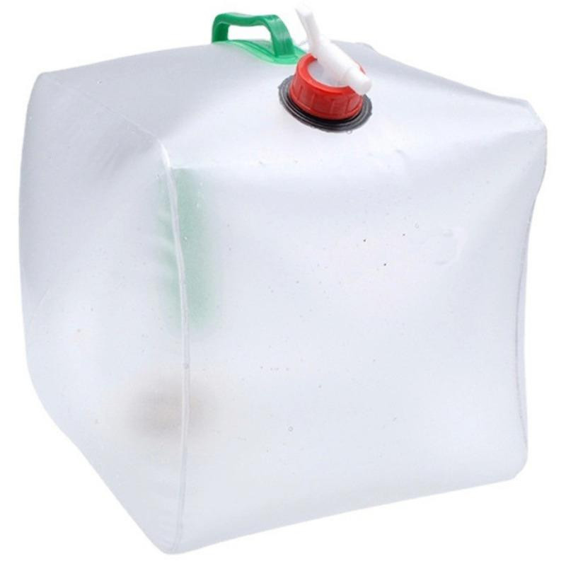DEDOMON Faltbarer Wassersack für den Außenbereich, transparent, 5 l - Bild 2