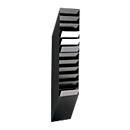 Durable Prospektspender Flexiboxx 12 A4 hoch Schwarz B/T/H: 24,0 x 13,5 x 111,5 cm - Bild 3