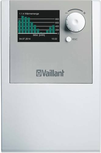 Vaillant Temperaturregler mit Fernfühler und Display in Grau - Bild 1