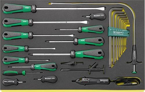 Stahlwille TCS 4724/4840+10767 Schraubendreher-Set in Gelb und Multicolour - Bild 1