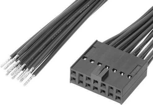 Molex Buchsengehäuse-Kabel 2196591144 in Schwarz - Bild 1