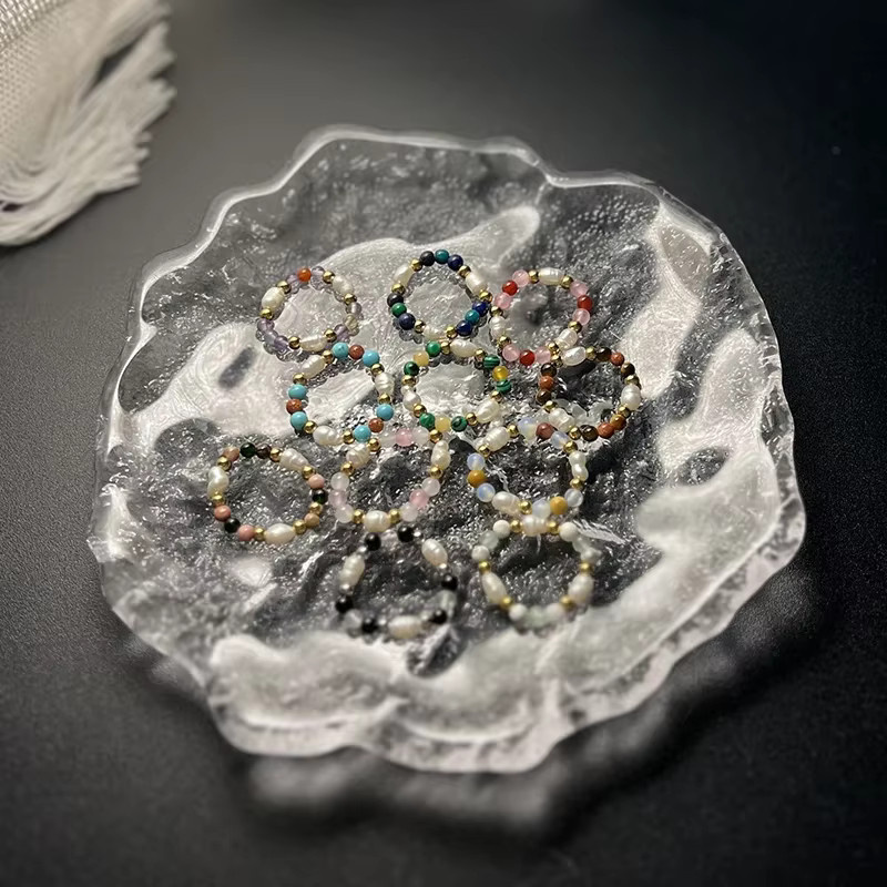 upoetry Ring, Süßwasser Perle, Edelstahl, Bunt, Damen - Bild 2