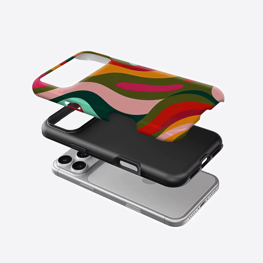 Aurea Case Matte Bumper MagSafe Schutzhülle für iPhone 13 bis 17 Pro Max in Multicolour - Bild 2