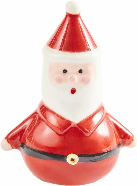 Rico Design Porzellan Santa Figur in Rot für die Weihnachtszeit - Bild 1