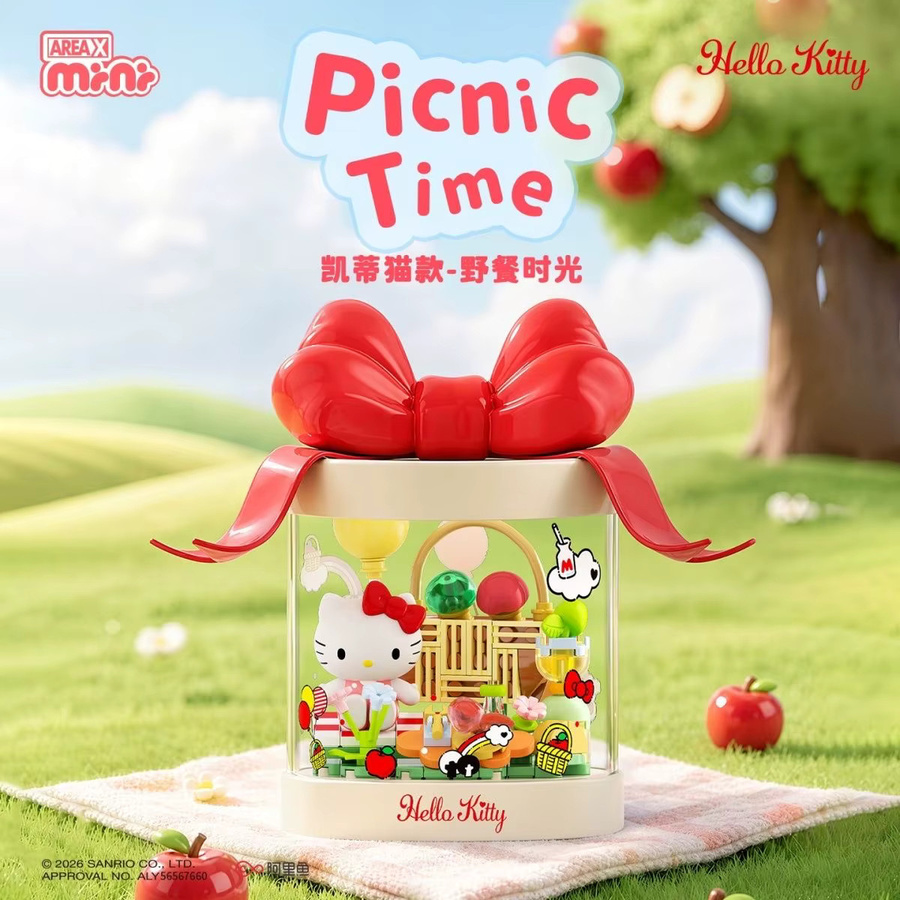 AREAX Sanrio Familie Süßer Traum Blind Box, My Melody Kuromi, zusammenbaubarer Baustein-Spielzeug - Bild 2