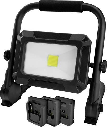 Ansmann 1600-0639 LED Strahler FL30W 18V Akkubetriebener COB LED Floodlight Schwarz mit Adapterplatten - Bild 1