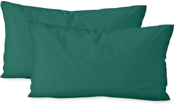 Pocoline Kissenbezug Jersey aus Baumwolle in Petrol mit Reißverschluss, B/L: 80 x 80 cm