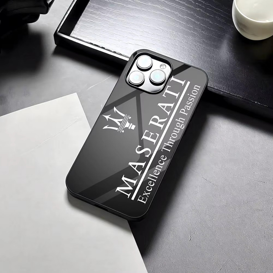 M-maseratis Sportwagen Handyhülle aus Silikon und PC+TPU für iPhone Modelle in Schwarz - Bild 3