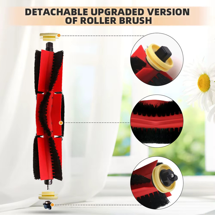 Roborock Zubehör Set mit Seitenbürsten, Filtern und Mopps für S5, S5 Max, S6, S6 MaxV, S6 Pure, E4, E5, S51, S52 und S55 - Bild 2