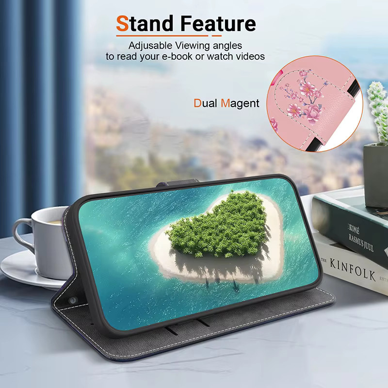 Stand Flip Wallet Case für Infinix Hot 40 50 Pro Plus 11S 20i 20S 30i 40i 50i 20 30 Play mit Painted Pattern Design - Bild 4