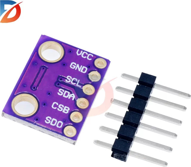 Diymore BME280 BMP280 Digitales Modul Barometrischer Druck und Höhensensor mit I2C Schnittstelle in Lila für Arduino - Bild 1