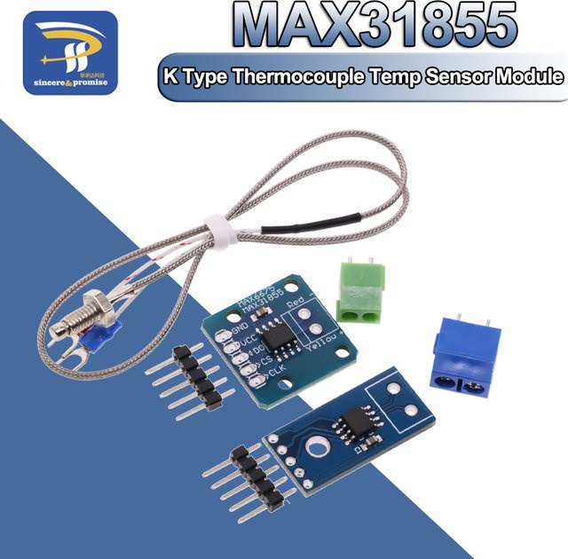 Max31855 Modul K-Typ Thermoelement Temperatursensor für Arduino zur Temperaturmessung von 0 bis 100 Grad - Bild 1