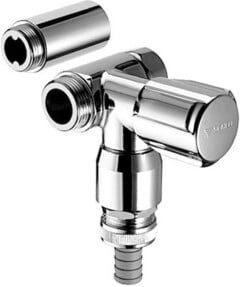 Schell NA-Ventil COMFORT G 3/4 AGxG 3/4 IG Winkelrückschlagventil in Chrom/Silber - Bild 1