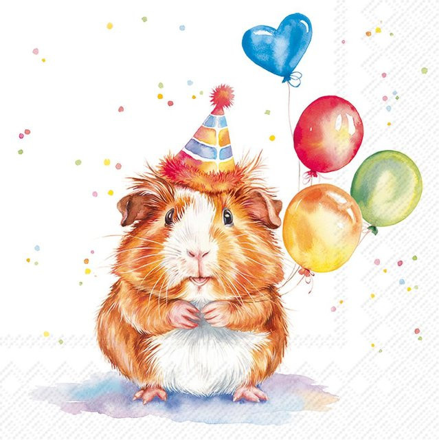 Serviette Geburtstag Kalli in Multicolor - Bild 1
