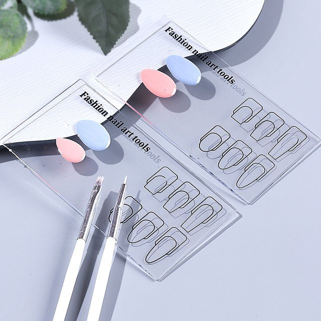 SWEET TREND Nagel Praxis Palette, 2 Stück, Acryl, Transparent - Bild 1