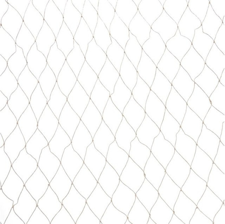 VBS Fischernetz aus Baumwolle in Natur/Beige für maritimes Dekor, Breite: 100 cm, Höhe: 100 cm
