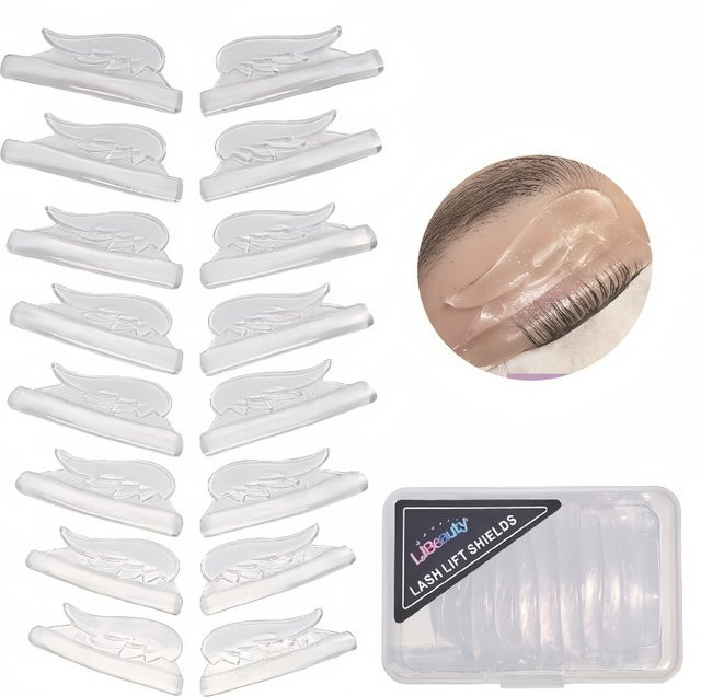 Libeauty Wimpernperm-Pads, 8 Paar, Silikon, Unisex - Bild 1