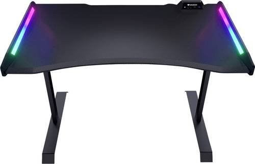 Cougar Gaming Schreibtisch MARS 150 Schwarz mit Kohlefaserstruktur und ARGB, B/T/H: 153,1 x 77,0 x 90,3 cm, höhenverstellbar - Bild 1