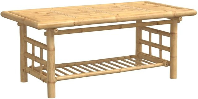 vidaXL Couchtisch aus Bambus in Braun, B/T/H: 110 x 55 x 45 cm - Bild 1