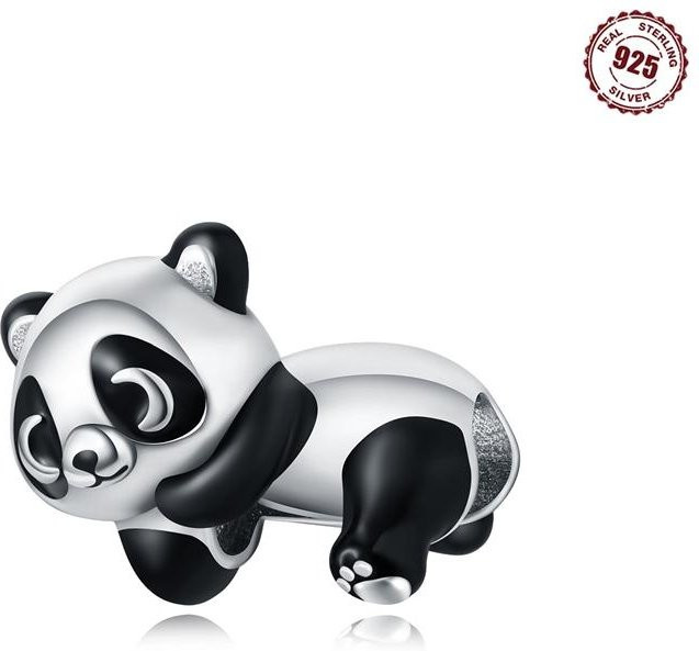 Charms 925 Silber, Perle, Panda, Geländewagen, Damen - Bild 1
