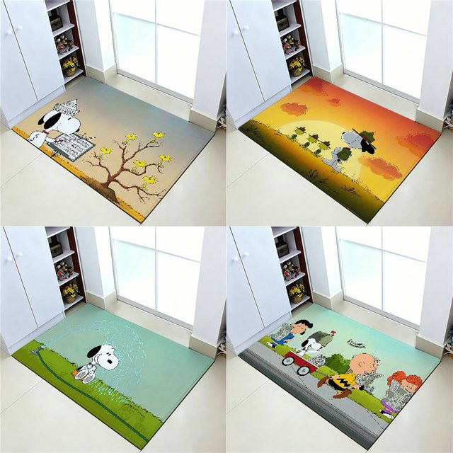 Beast Kingdom Snoopy Teppich Rutschfeste Badezimmer Matte und Fußmatte in Multicolour B: 60 cm, T: 40 cm - Bild 1