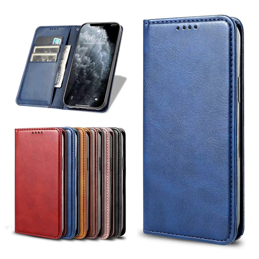 Luxus Lederhülle im Brieftaschen-Design für Sony Xperia 1 IV, 1 V, 10 V, 10 VI und 5G Modelle in Braun und Multicolour - Bild 2