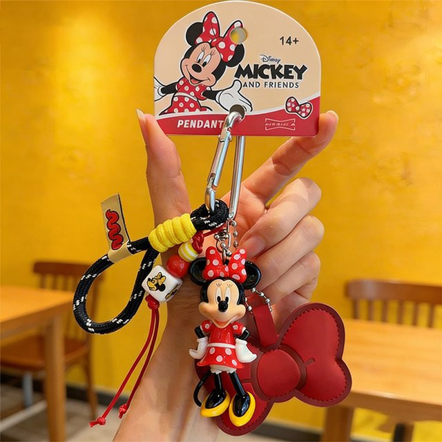 Disney Minnie Maus Schlüsselanhänger, gewebtes Band, Kinder - Bild 1