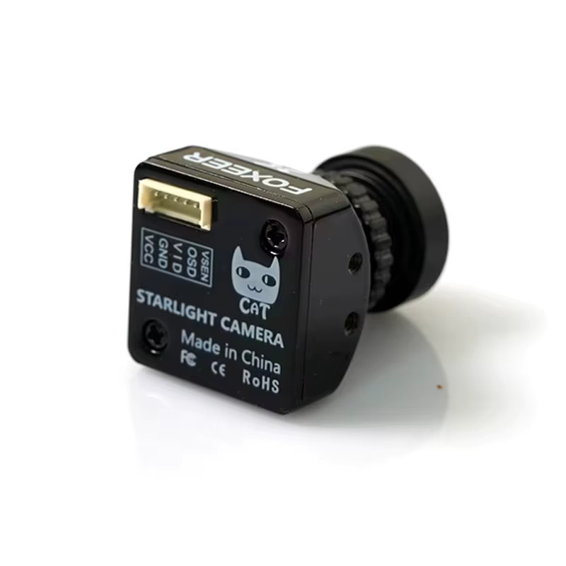 Foxeer CAT4 Mini Cat Micro Cat 4 1200TVL Starlight Kamera für FPV Racing Drone in Schwarz - Bild 2